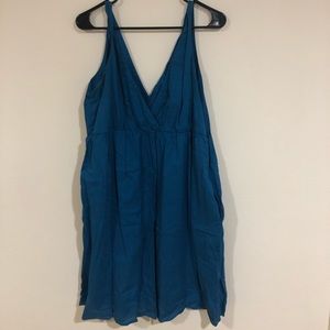 Bright blue dress WITH POCKETS!